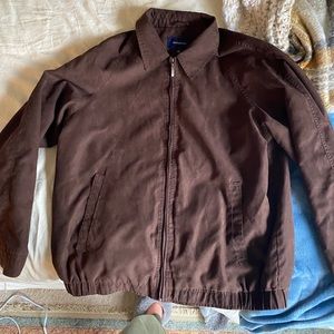Men’s suade -ish? Wind breaker jacket